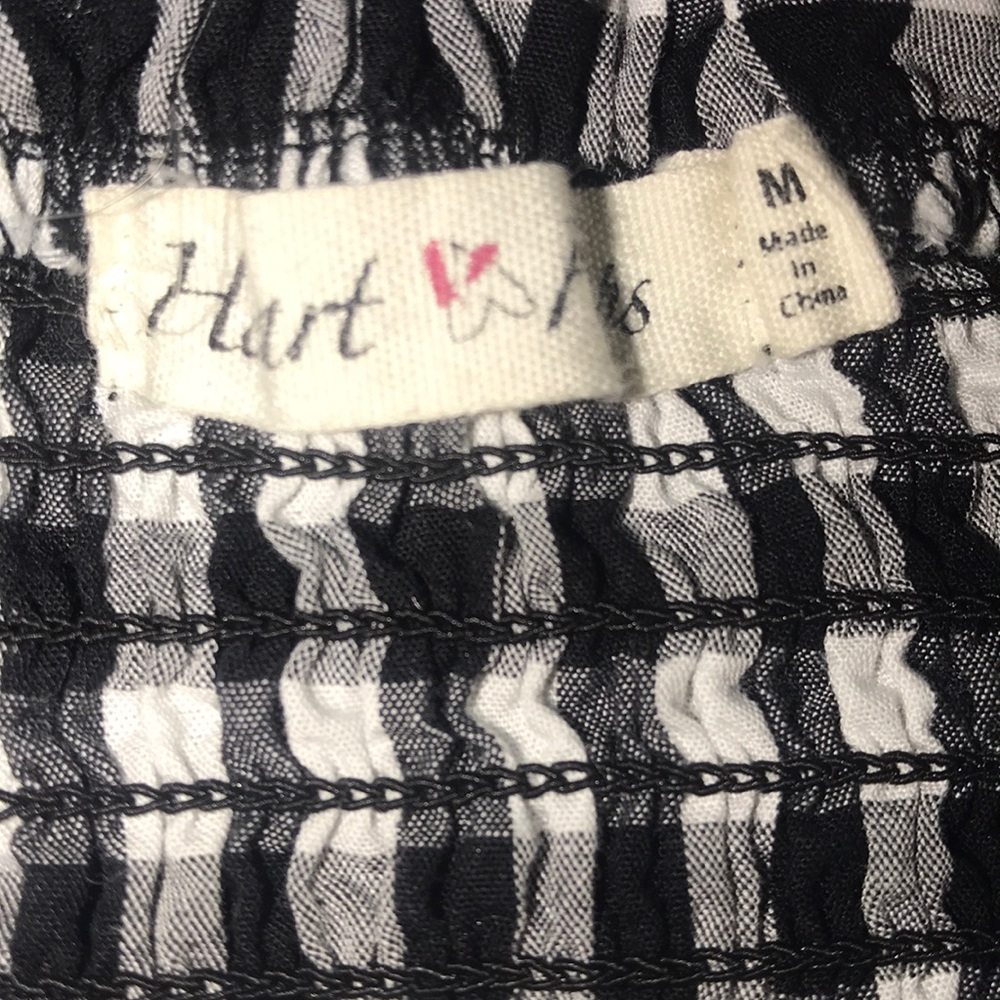 Checkered tube top ☕️ cropped and super cute! - Picture 2 of 2